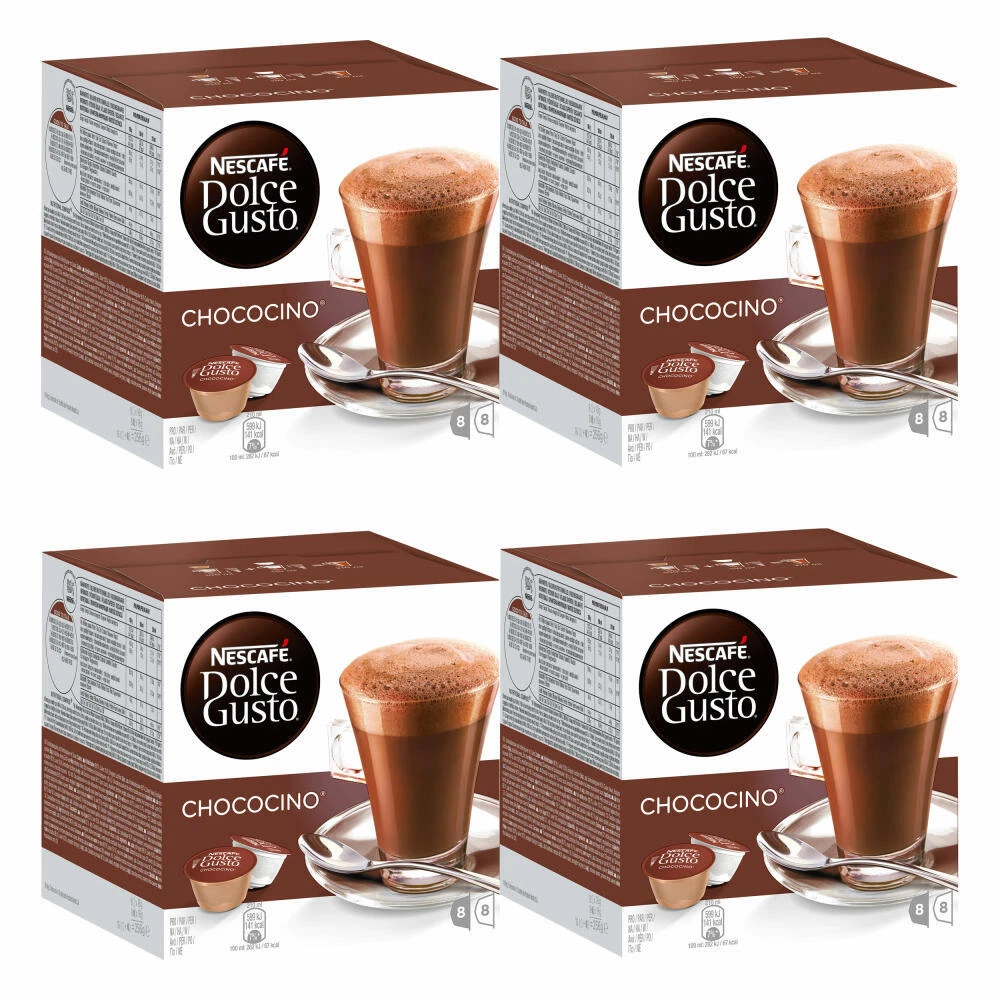 Nescafé DOLCE GUSTO Chococino COCOA Set of 4 COCOA CAPSULE Chocolate 16  CAPSULES