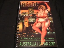 AC/DC 2000 Stiff Upper Lip Tour Itinerary Book For Band & Crew Phone Hotels
