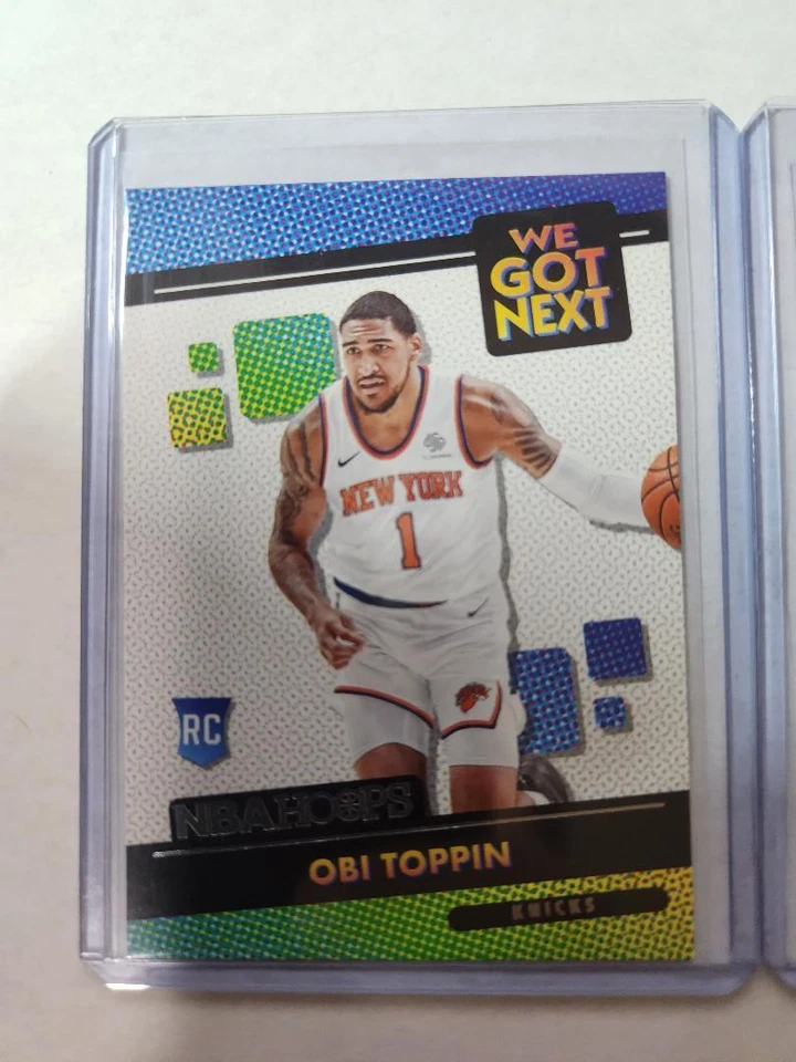 2020-21 Panini Flux Obi Toppin RC Pulsar Prizm & We Got Next Hoops Insert RC - Image 2 of 4