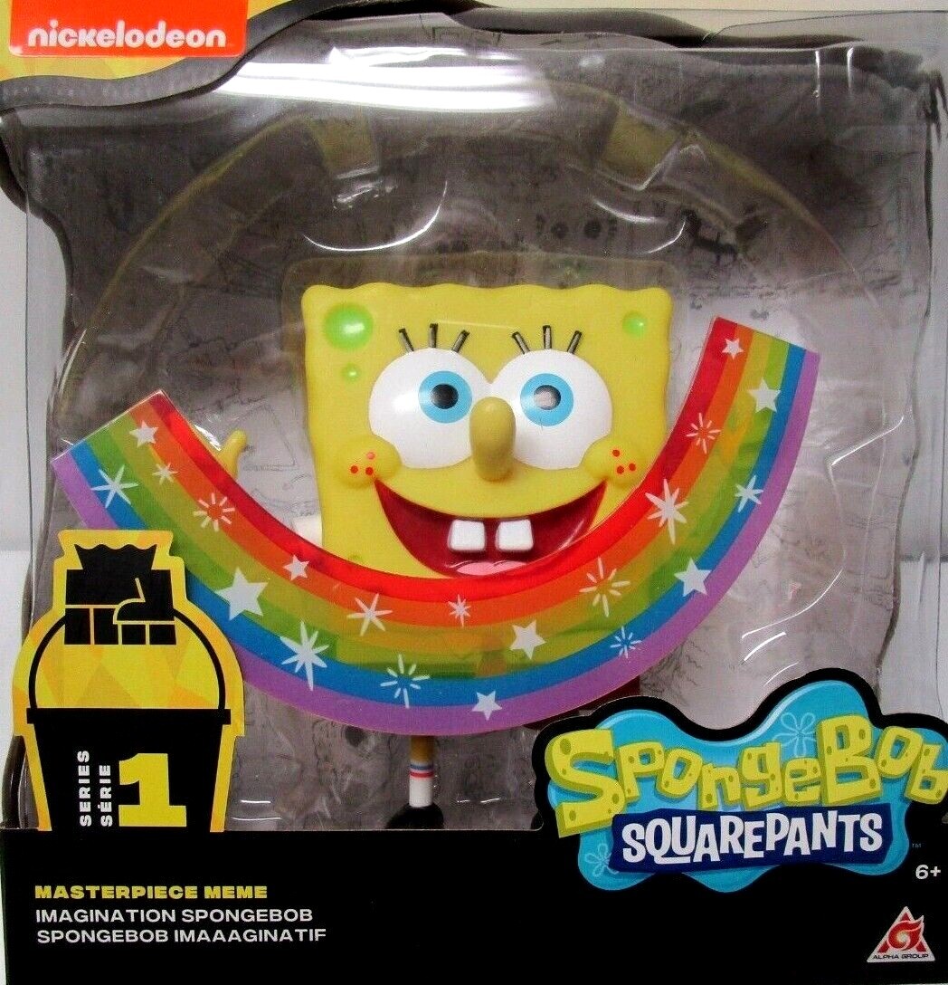 Spongebob Squarepants Masterpiece Meme Imagination Rainbow