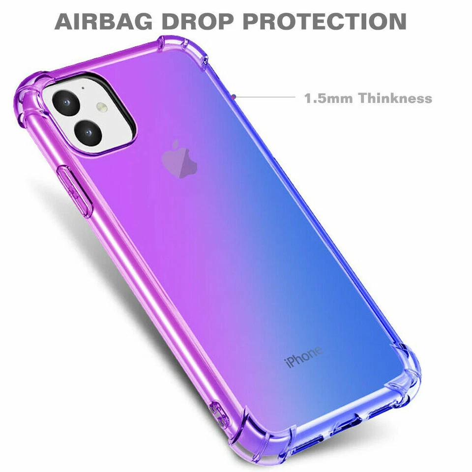 Чехол для iPhone 11/11 Pro Max ударопрочный прозрачный ультратонкий термополиуретановый мягкий чехол для телефона - Изображение 4 из 4