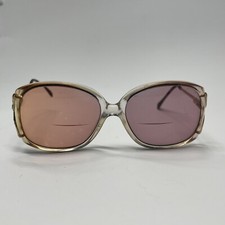 Vintage BerDel Shirley Sferoflex Brown Cognac Black Oversized Eyeglasses Italy