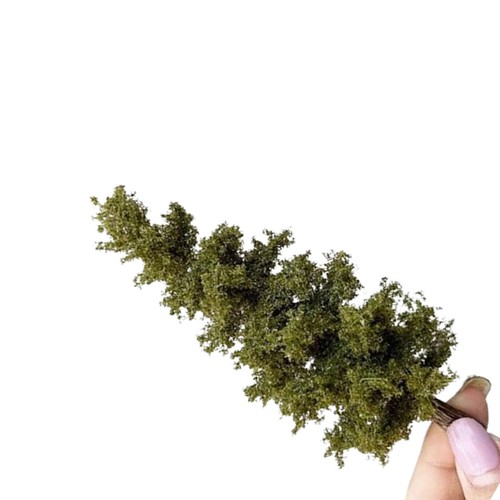 3PCS 15cm HO/OO Scale Autumn Pine Trees Miniature for Model Train Diorama - Picture 2 of 7
