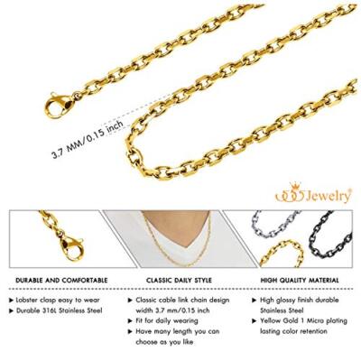 555Jewelry Bracciale da donna a catena in acciaio