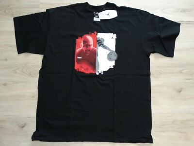 VINTAGE NIKE AIR JORDAN MEN'S T-SHIRT, BRAND NEW WITH TAG ,SIZE XL ,BLACK  #124