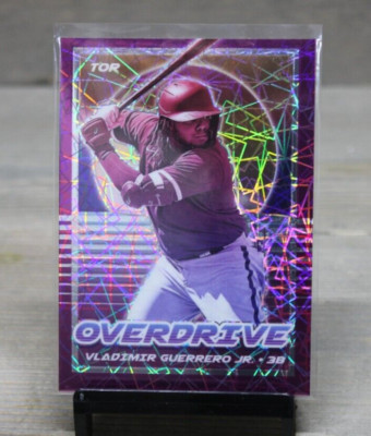 2021 Panini Chronicles Overdrive Purple Velocity #12 Vladimir Guerrero Jr