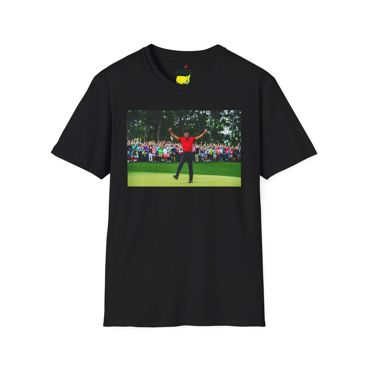 Masters moments Tiger Woods 2019 celebrating Augusta national Golf