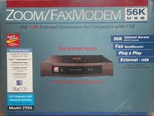 External Zoom/FaxModem 56k V.90 - New Factory Sealed Box
