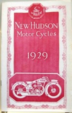 New Hudson  Three Manual lot 1929 O.H.V. Serv.1929 Sales Manual.1929 Sales Man.