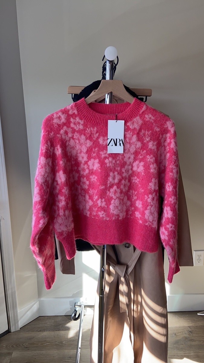 Cardigan Zara Pulli Pink Hot Pink Zara Sweater Online