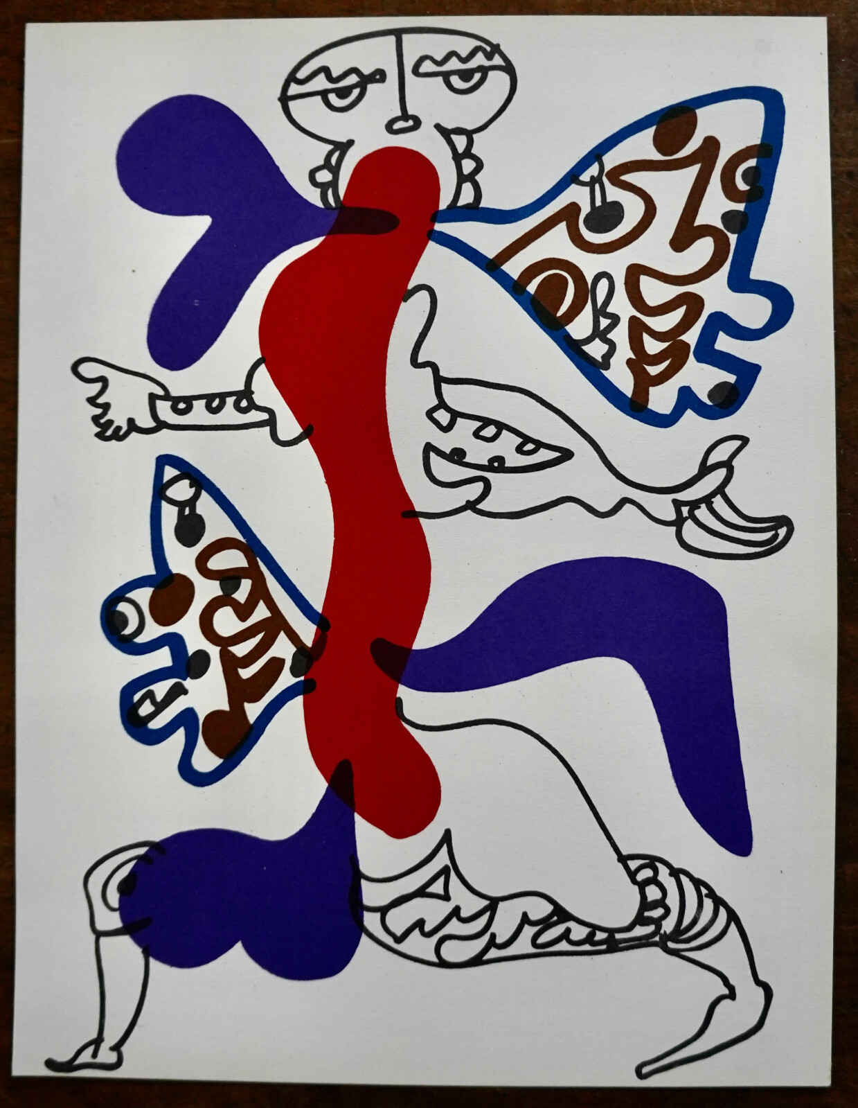 LAPICQUE, LITHOGRAPHIE ORIGINALE , 1974, APOCALYPSE
