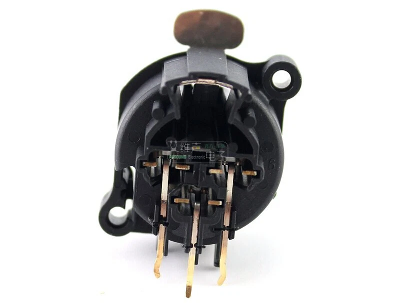 NEUTRIK NC3FAAH 3 polos hembra XLR receptáculo horizontal PCB montaje enchufe Foto 3 de 4