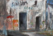 Contemporary impressionist oil painting landscape