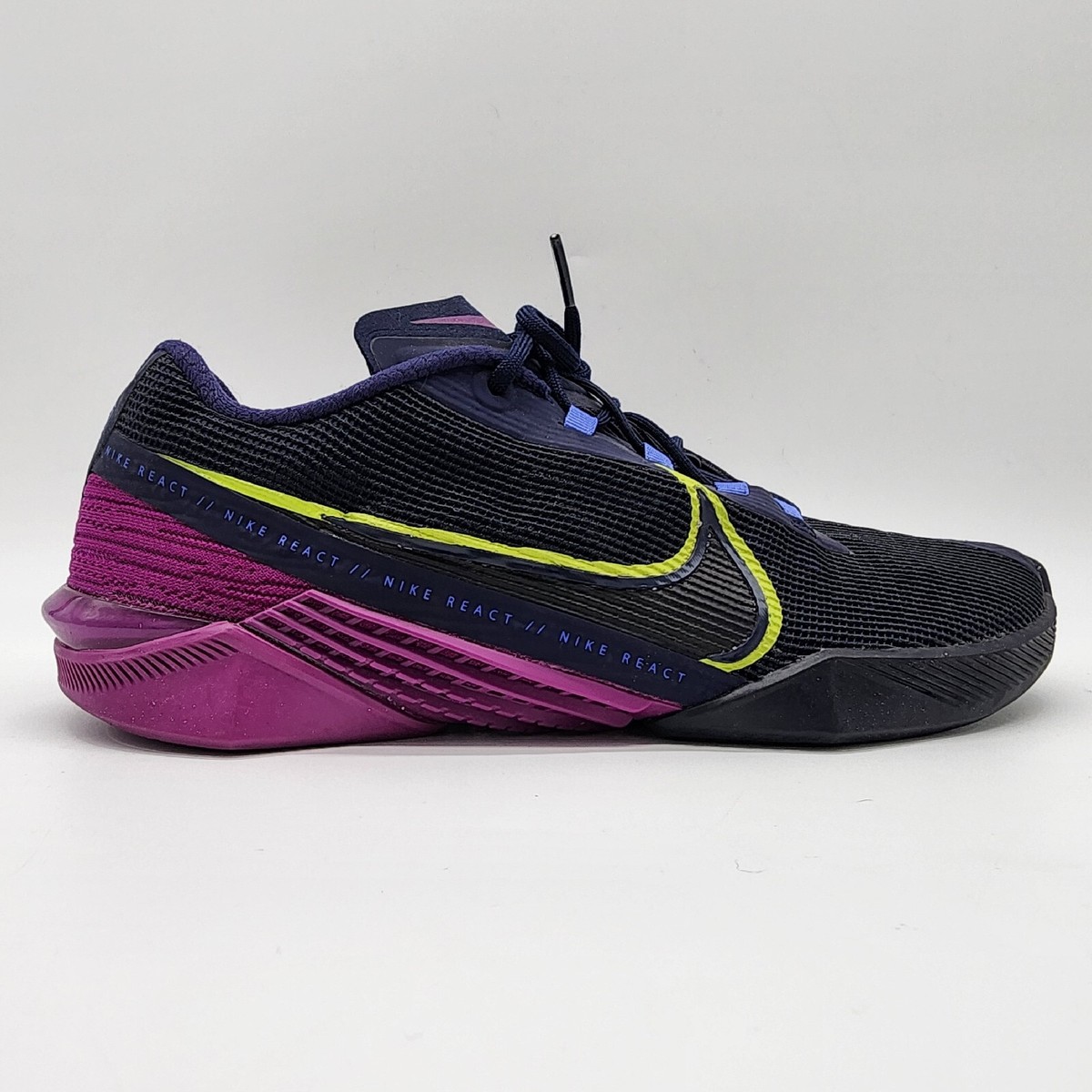 Nike React Metcon Turbo Navy Purple Women's Size 9.5 CT1249-400