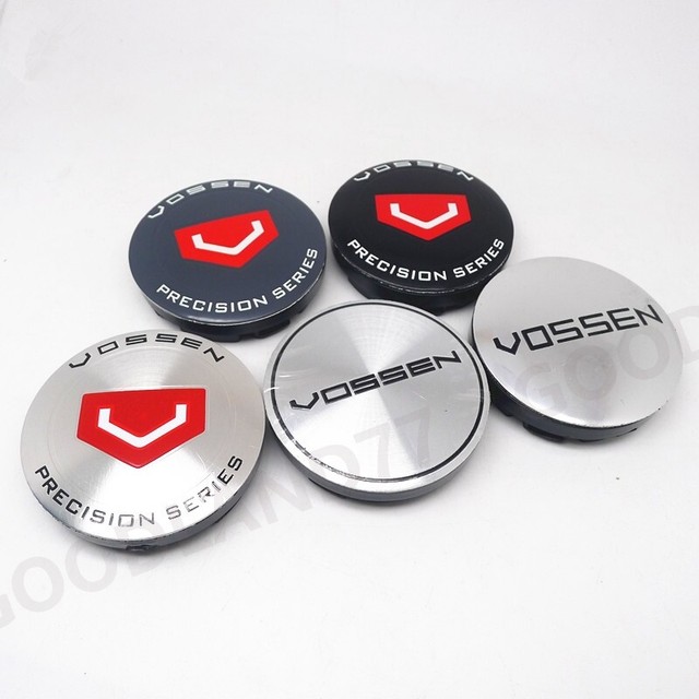4X 56mm Radmitte Radkappen Abdeckkappe für Vossen mblem Nabendeckel Schwarz Auto 4X 56mm Radmitte Radkappen Abdeckkappe für Vossen mblem Nabendeckel Schwarz Auto
