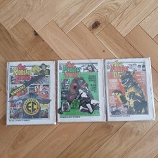 Słynne potwory /lata 70. Monster Times #s 10,11 i 12 w dobrym stanie 