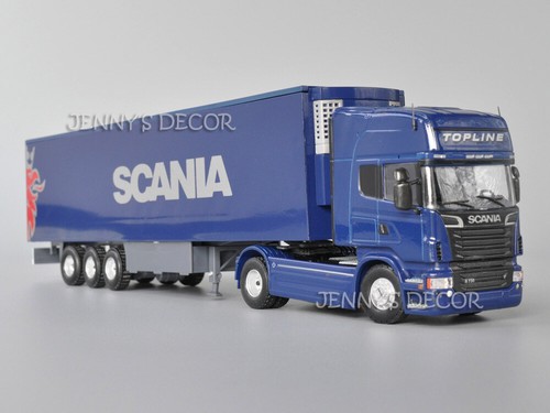 1:50 Scale Diecast Truck Model Toy Scania 730 Tractor With Container SemiTrailer - Picture 5 of 10