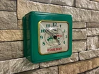 VTG GILBERT SINCLAIR OIL MAN-OLD GAS STATION ADVERTISING WALL ALARM CLOCK SIGN