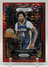 Brandon Ingram 2023-24 Panini Prizm #89 Red Pulsar Prizm /299