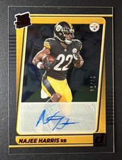 2021 Clearly Donruss - Rated Rookie Najee Harris #60 Red Autographs /49 (AU, RC)