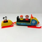Vintage Fisher Price Little People | Snowmobile | #705