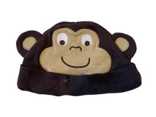 Carters Monkey Baby Beanie Hat Infant 3 Months Animal Jungle Unisex Cat