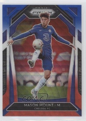 2020 Panini Prizm Premier League Retail Red White & Blue Mason Mount #217 0o2e
