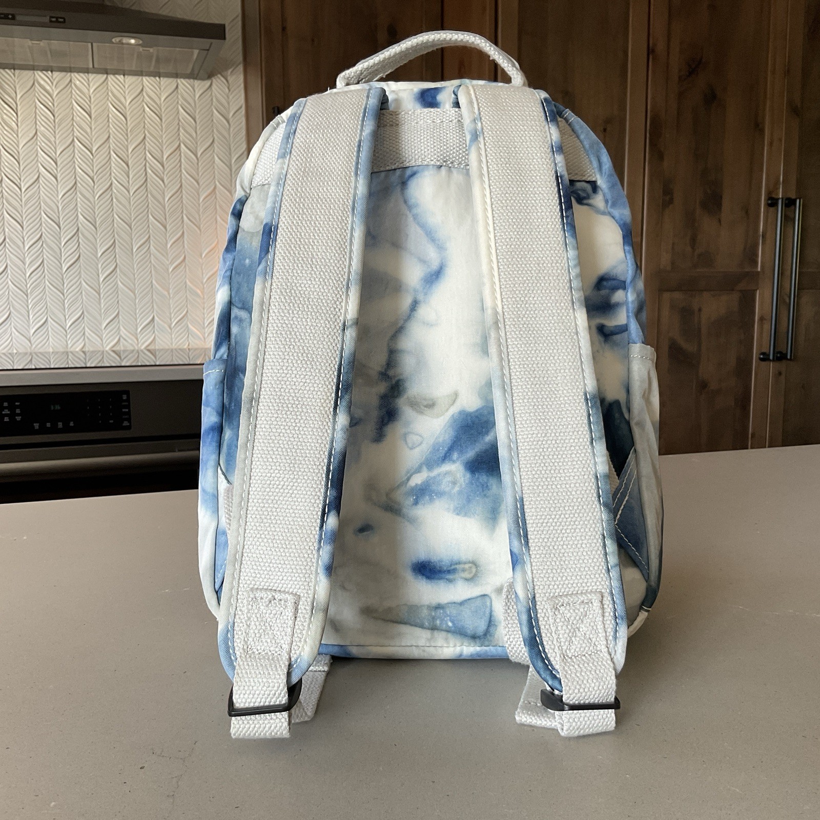 Kipling Tie Dye Pattern Backpack school book bag … - image 3