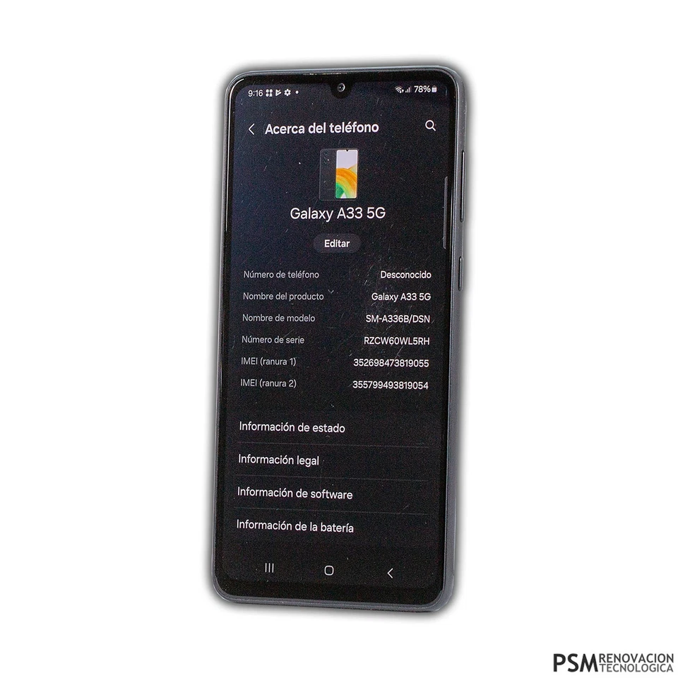 Samsung Galaxy A33 5G · 128GB, foto 4 de 4