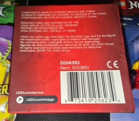 LEGO Ninjago Stone Armor Cole 5004393 5003085 LLOYD GARMADON lot x4 minfigs HTF