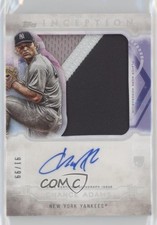 2019 Topps Inception 91/99 Chance Adams #IAJ-CA Jumbo Patch Auto 6fs