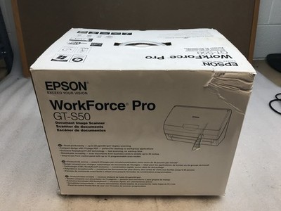 Epson WorkForce Pro GT-S50 Sheetfed Scanner with Power Adapter & USB Cable
