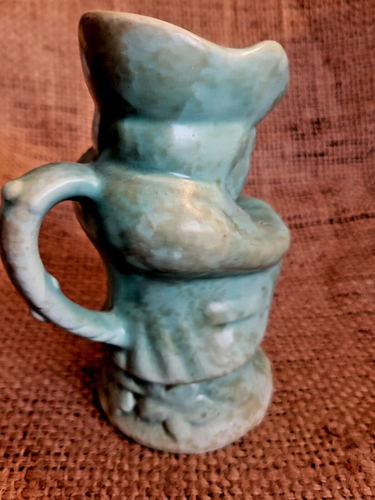 Antique Staffordshire Toby Jug Green England Small Character Collectable No.2 - Picture 7 of 8