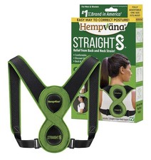 Hempvana Straight 8 Fully Adjustable Lightweight Posture Corrector,AS-SEEN-ON-TV