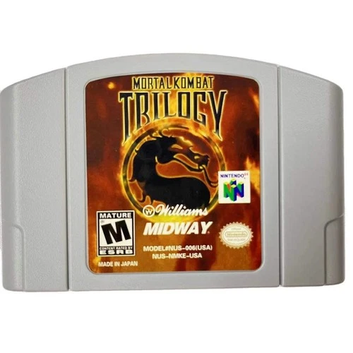 Mortal Kombat Trilogy N64 Game Cartridge USA Version – English NTSC-U Retro Nint