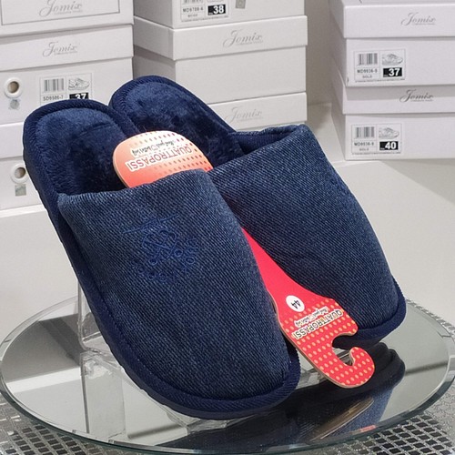 QUATTROPASSI - Pantofole/Ciabatte Uomo Inverno Tessuto Felpato Morbido Con Suola - Foto 12 di 15