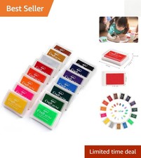Educational 15 Color Craft Ink Pads - Inspire Creativity  Color Recognition