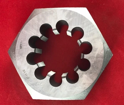 2" 11-1/2 NPT Pipe Die Nut Rethread Chaser 4-1/2" Hex CS A1 417-12800 - Bild 1 von 4