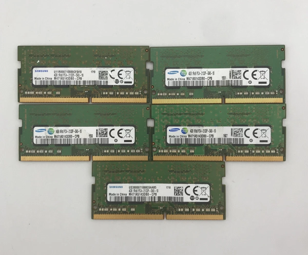 Samsung DDR4 SDRAM 4 GB Capacity per Module Memory (RAM) for sale