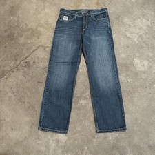 Cinch White Label Mens Relaxed Fit Straight Leg Jeans Blue 34x32 MB92834019 EUC