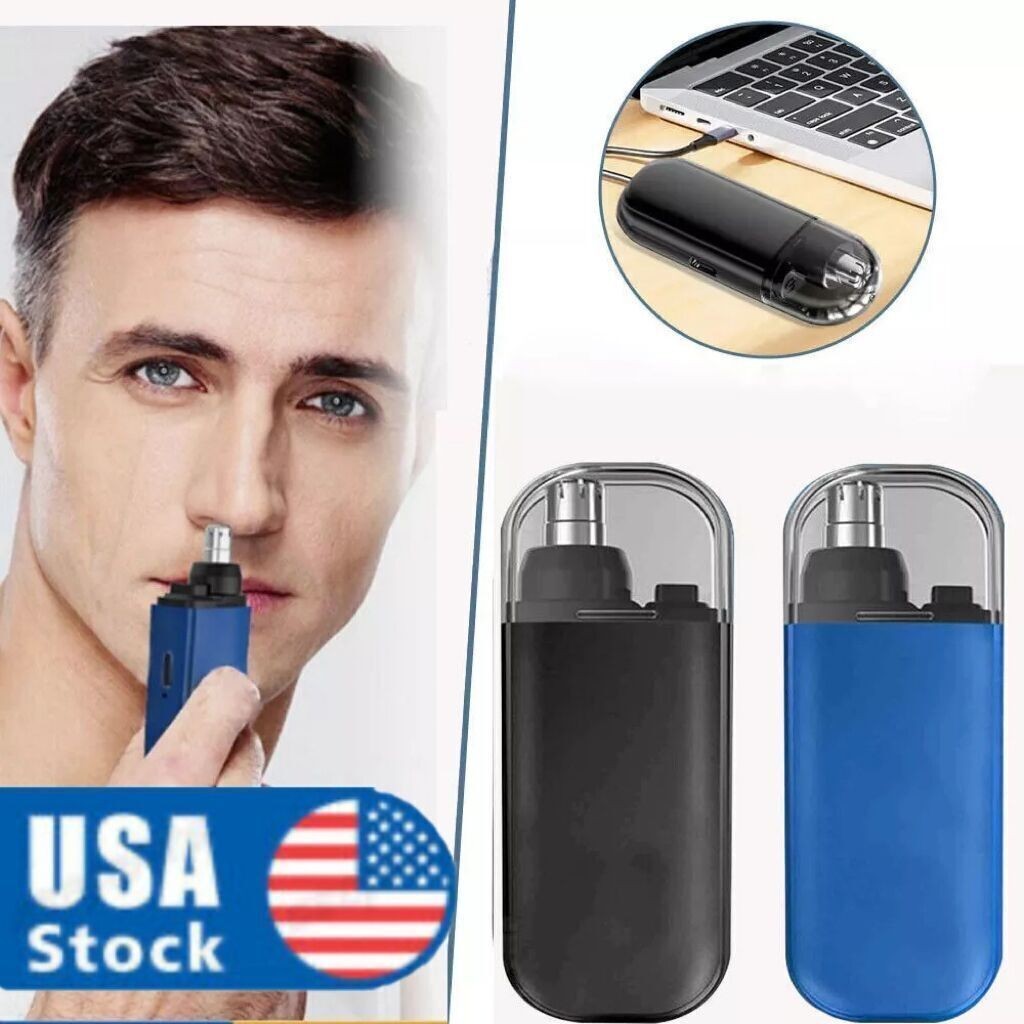 USB Rechargeable Portable Men's Mini Nose Hair Trimmer High Quality Electric