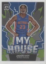 2022-23 Panini Donruss Optic My House Lime Green Prizm 71/149 Jaden Ivey #9 1l8n