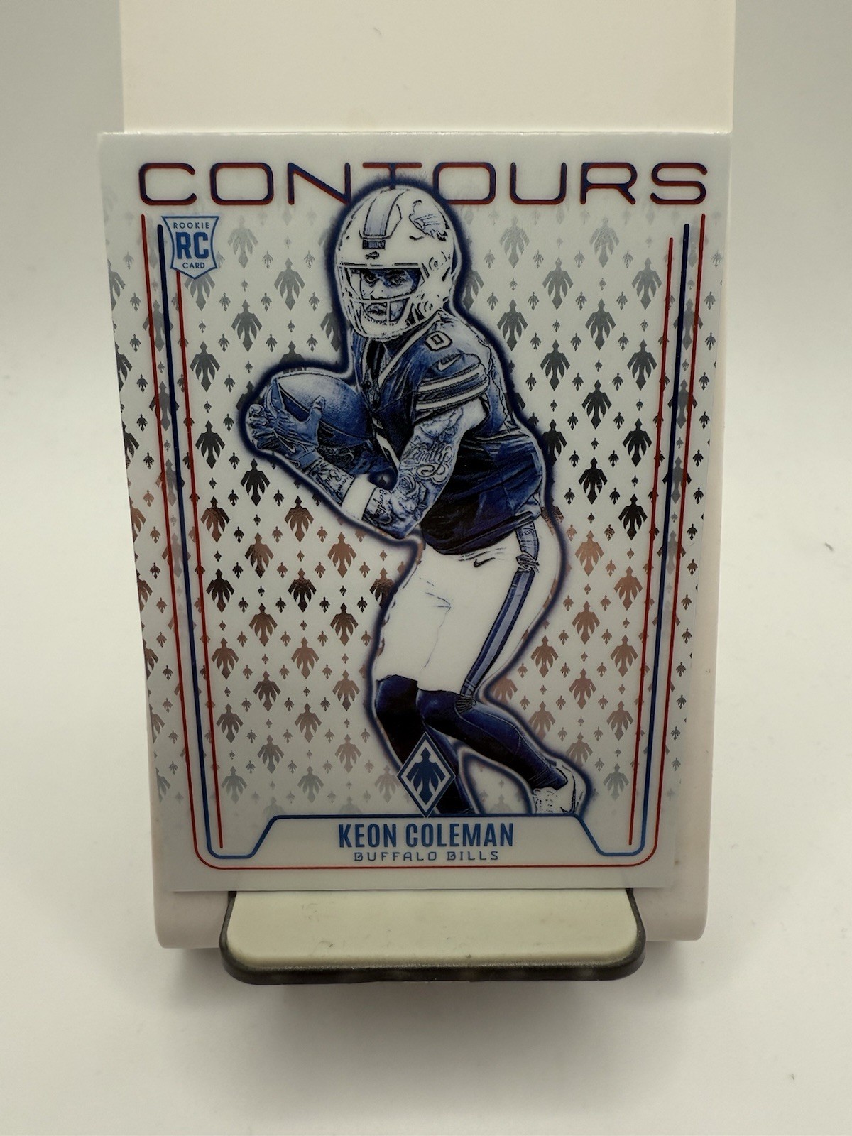 KEON COLEMAN 2024 Phoenix Contours #CON-KCN Silver Holo Buffalo Bills RC