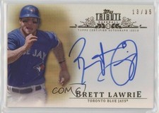 2013 Topps Tribute Auto Sepia 13/35 Brett Lawrie #TA-BL2 Auto 0v1