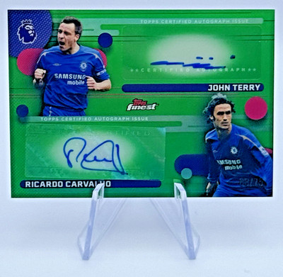 John Terry Ricardo Carvalho Dual Auto /75 2026 Topps Finest Chelsea