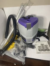 Pro Team Go Fit 3 4Ah 3 qt. Commercial Backpack Vacuum w X over