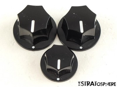 Fender Squier Affinity J Jazz Bass GUITAR KNOBS, Black.