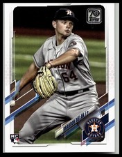 2021 Topps #193 Brandon Bielak Houston Astros Rookie