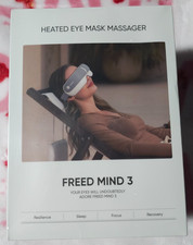 Freed Mind 3 Heated Eye Mask Massager 5 Modes  Bluetooth Sleep Music NEW SEALED