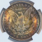 1903 O Morgan Silver Dollar MS 64 NICE RAINBOW TONED — photo 7